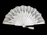 Silk and Lace Fan in Ivory Colour 37.190€ #5032801658